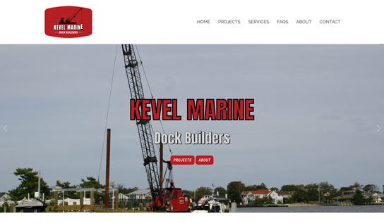 Digital MindScapes Client Preview – Kevel Marine Website